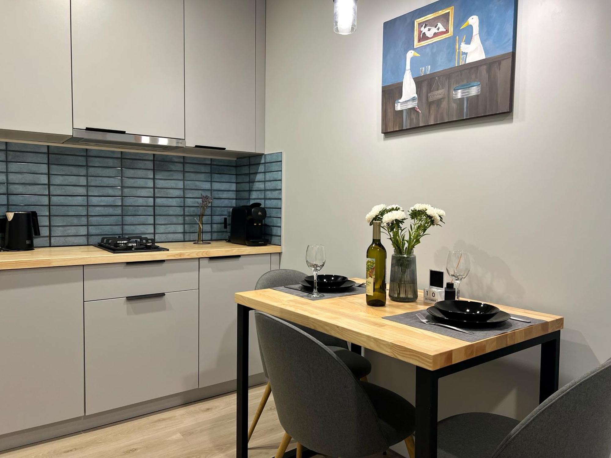«Гори́Ще На Площі Польський Ринок» Appartement Kamjanets-Podilsky Buitenkant foto